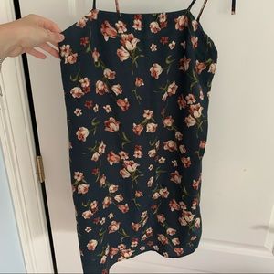 Navy Flower Dress
